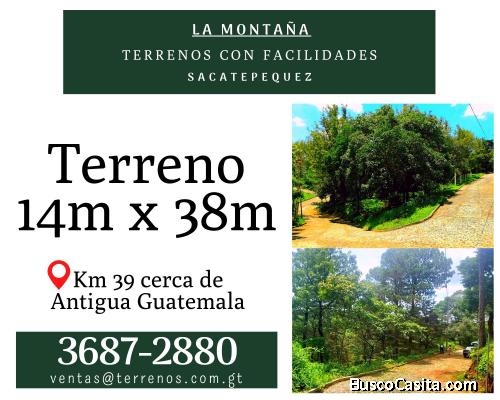 Invierte en un terreno en Sacatepéquez, contamos con facilidades de pago