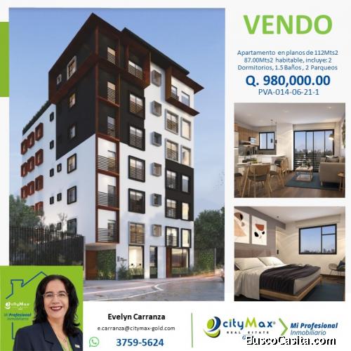 Pre-Venta de apartamento en zona 14