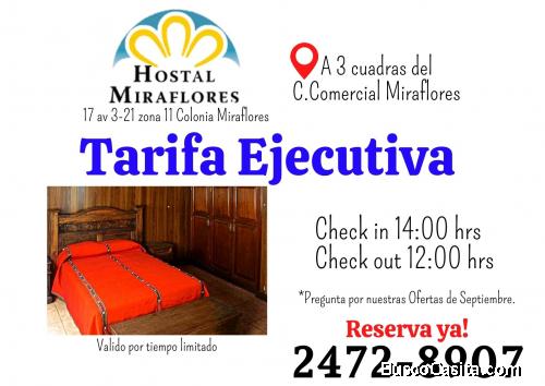 Ejecutivo, aprovechas las ofertas que Hostal Miraflores tiene para ti