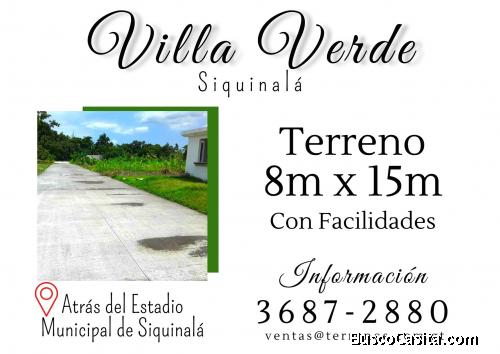 Te gustaría vivir en Siquinala sin pagar una fortuna y con facilidades? 