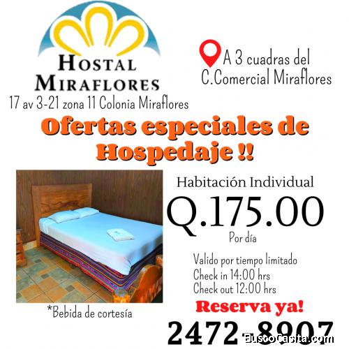 Tarifa Individual, aprovéchala y reserva ya!