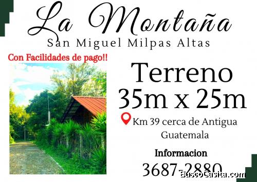 Terrenos a pocos minutos de Antigua Guatemala 