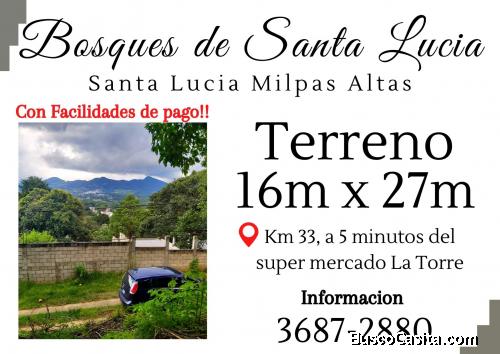 Terrenos en a un costado del Centro Naturista de Santa Lucia 