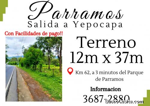Terrenos a 3 minutos del Parque de Parramos 