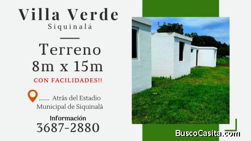 Vive a pocos minutos del Parque de Siquinala 