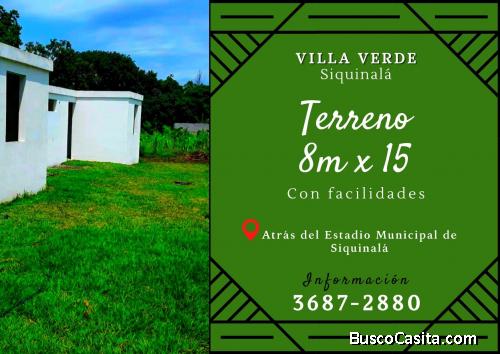 A 3 minutos del Parque de Siquinalá