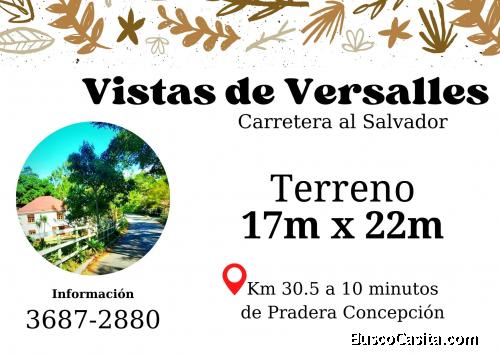Construye a 10 minutos de Pradera Concepción en Carretera al Salvador
