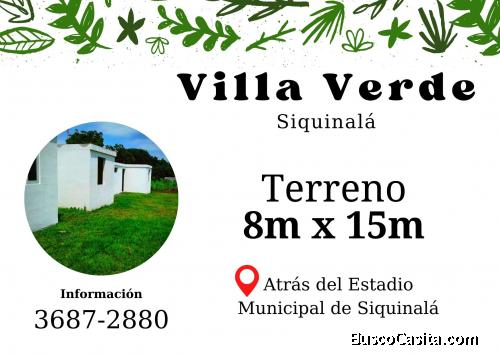 Construye atrás del Estadio Municipal de Siquinala 