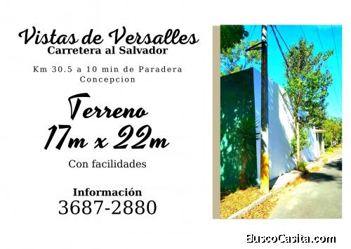 Invierta en su terreno en Carretera al Salvador