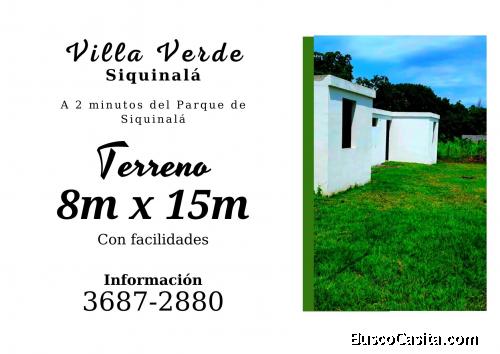 Invierta en un terreno en Siquinala, cerca del Parque