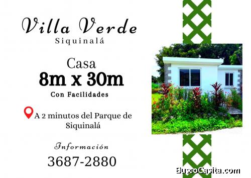 Vendo casa en Siquinalá, a 2 minutos del Parque de Siquinala