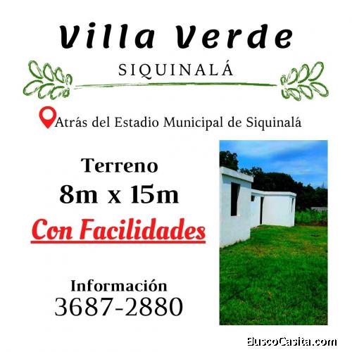 ¿Te gustaría vivir a 2 minutos del Parque de Siquinalá? 