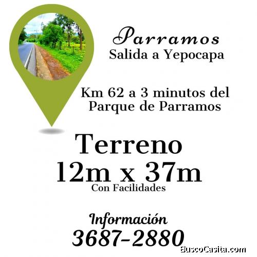 Invierta en Parramos, a orilla de carretera