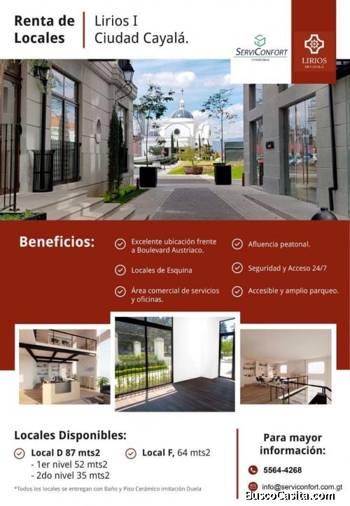 Local En Renta Lirios I, Ciudad Cayala Z.16
