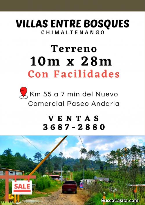 Vive o invierte en Chimaltenango, contamos con facilidades de pago 