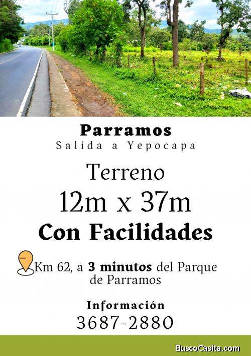 Compra terreno en Parramos y vive a orilla de carretera 