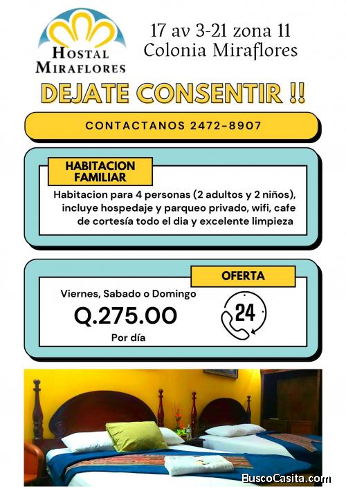 Reserva en Hostal Miraflores, estarás cerca de lugares de interes