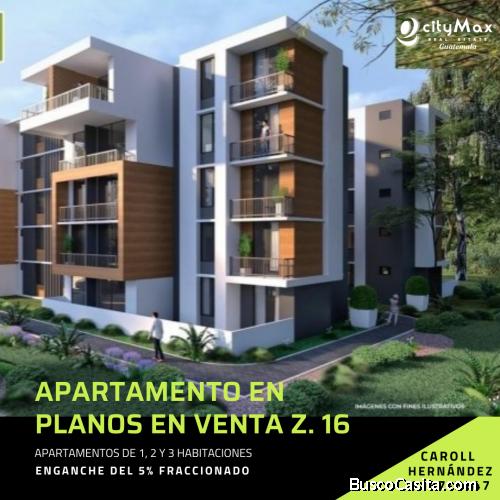 Apartamento en Planos en Venta Zona 16