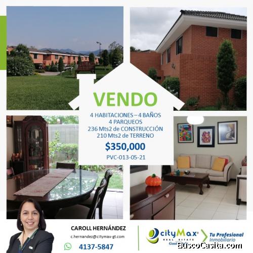 ALAMEDA DE SAN ISIDRO ZONA 16 CASA EN VENTA