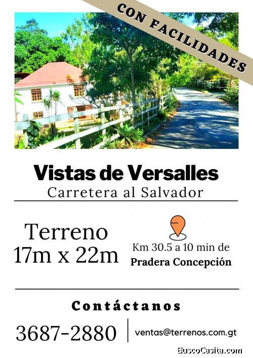 ¿Buscas un terreno con facilidades en Carretera al Salvador? 
