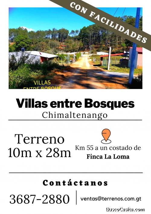 ¿Buscas un terreno con facilidades en Chimaltenango?