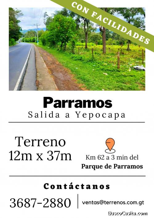 ¿Buscas un terreno con facilidades en Parramos?