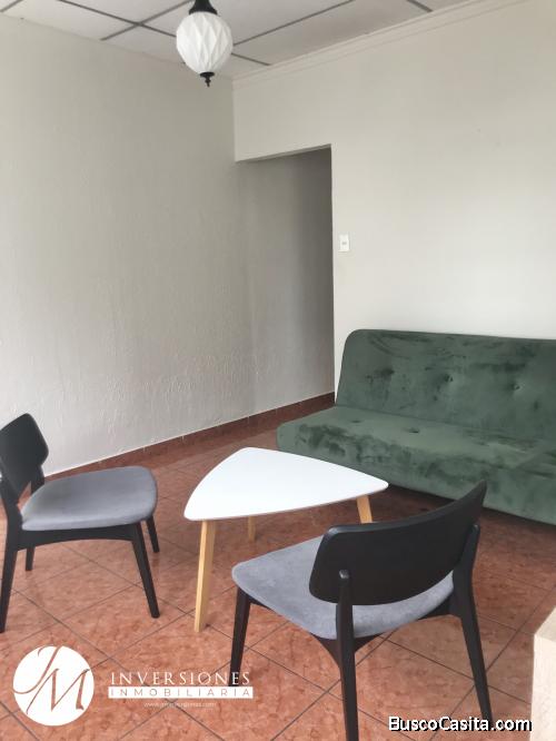Apartamento amueblado en renta en zona 13