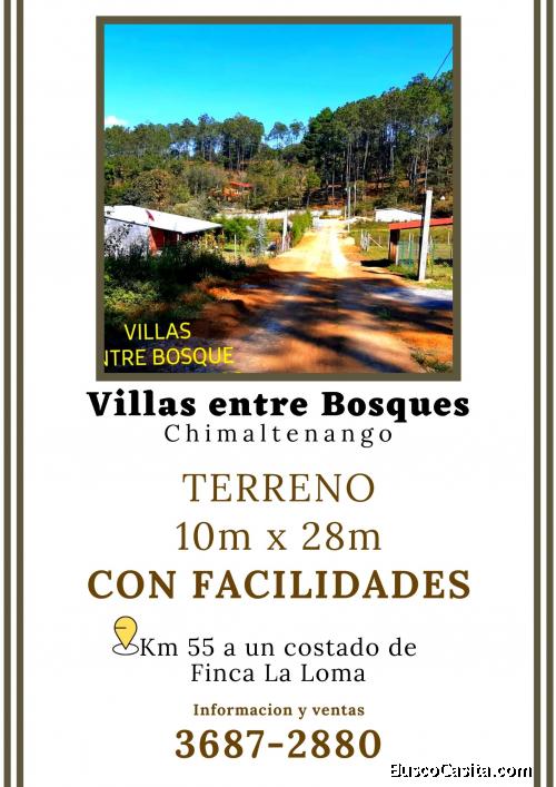Ten tu terreno propio en Chimaltenango, con facilidades 