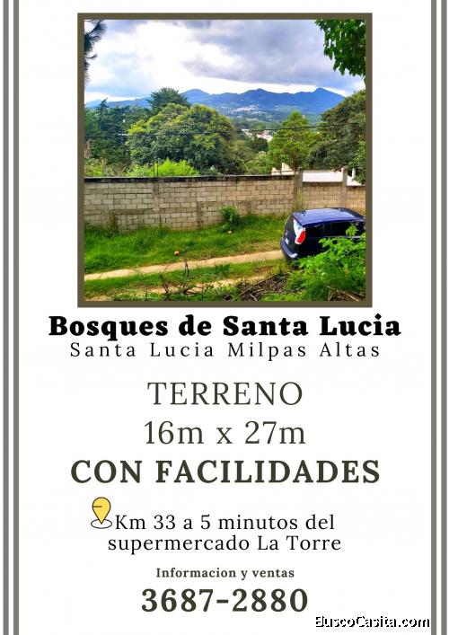 Ten tu terreno propio cerca de Antigua Guatemala, con facilidades 