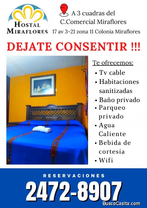 Hostal Miraflores, hospédate cerca de lugares recreativos