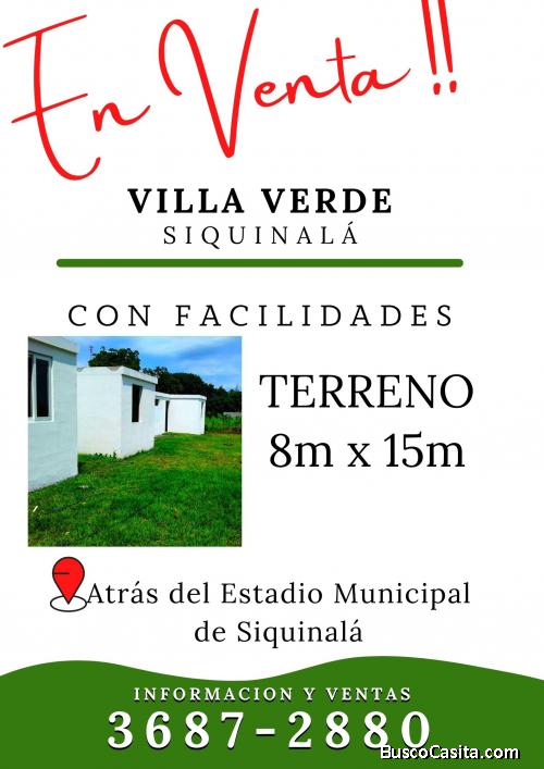 Vive a 2 minutos del Parque de Siquinala