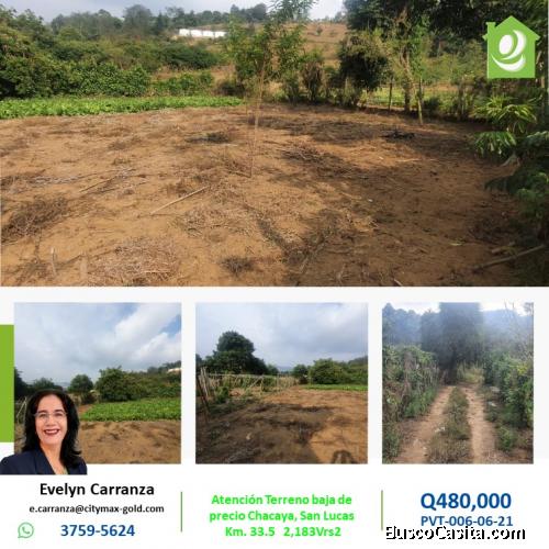 Terreno en venta en San Lucas km. 33.5