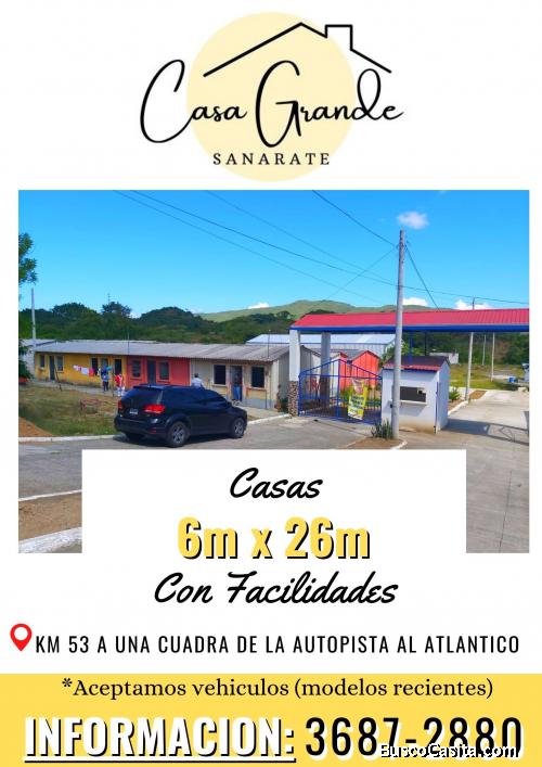 Casas en venta, invierta en Sanarate 