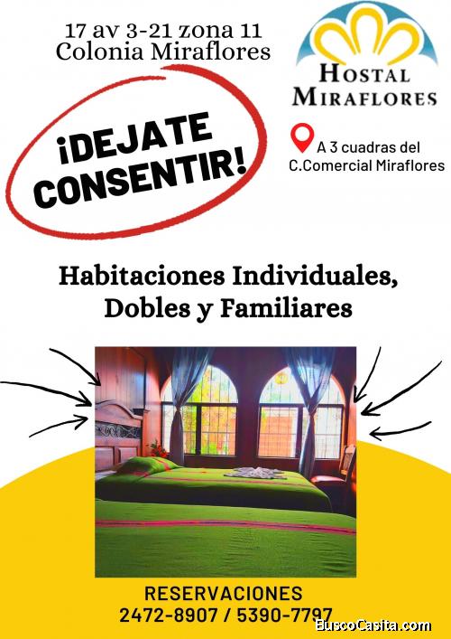 Reserve su habitación a 3 cuadras del Cercial Miraflores  