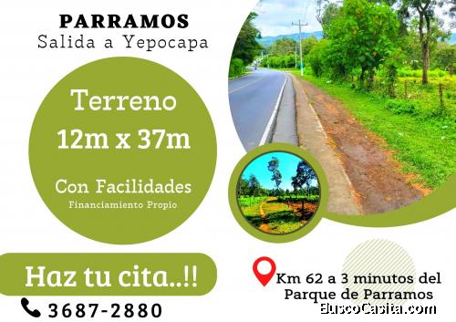 Listo para invertir? Terrenos en venta a orilla de Carretera en Parramos 