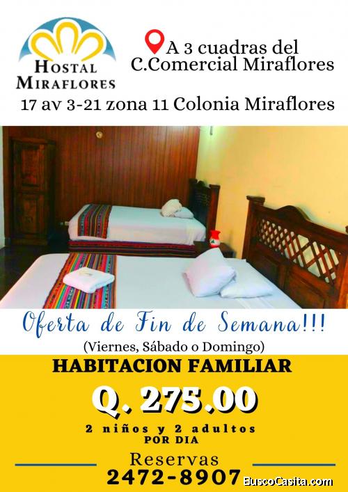 Hostal Miraflores, hospédate cerca de Tikal Futura