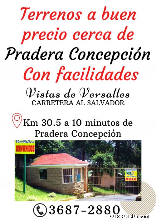 Terreno a buen precio a 10 minutos de Pradera Concepcion