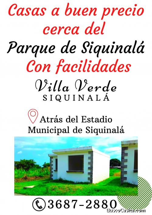 Casa a buen precio a 2 minutos del Parque de Siquinala 