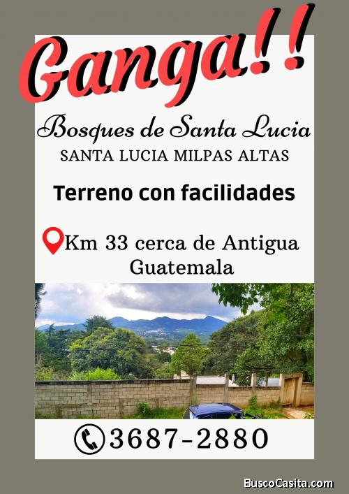 Lotes grandes a buen precio cerca de Antigua Guatemala 