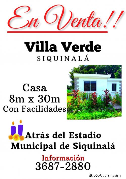 Sorprende a tu familia con una casa en Siquinala