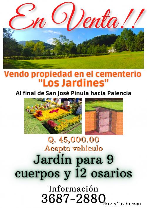 Cementerio, piensa en el futuro e invierte con nosotros 