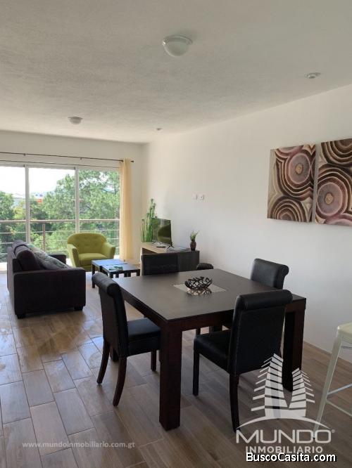 APARTAMENTO AMUEBLADO EN RENTA ZONA 16 /MUNDO INMOBILIARIO