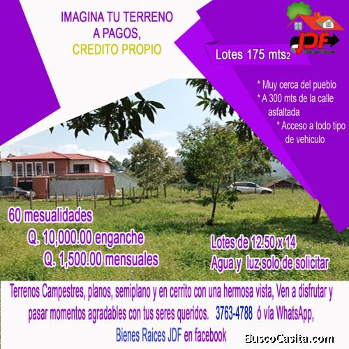 TERRENOS A PAGOS 