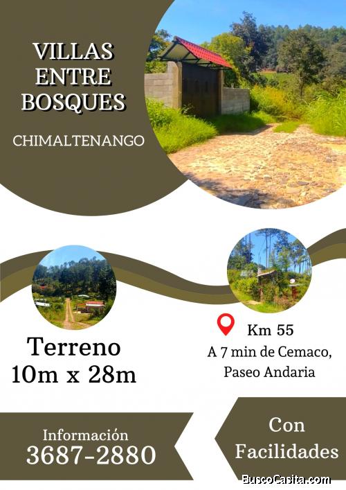 Terreno con facilidades en Chimaltenango 