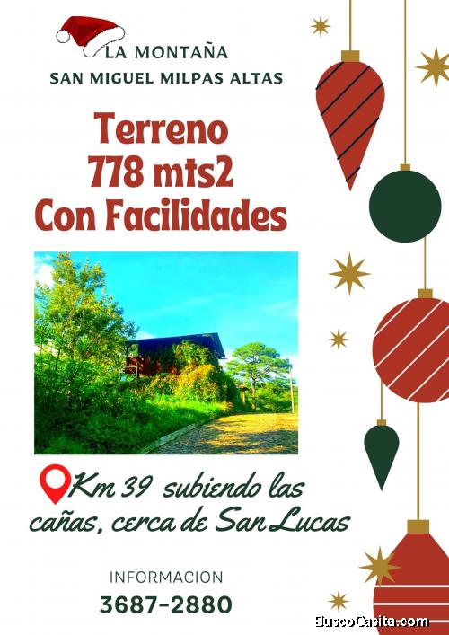 Invierte en tu terreno en San Miguel Milpas Altas 