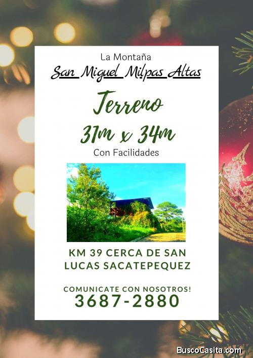 Independízate, terrenos cerca de San Lucas Sacatepéquez