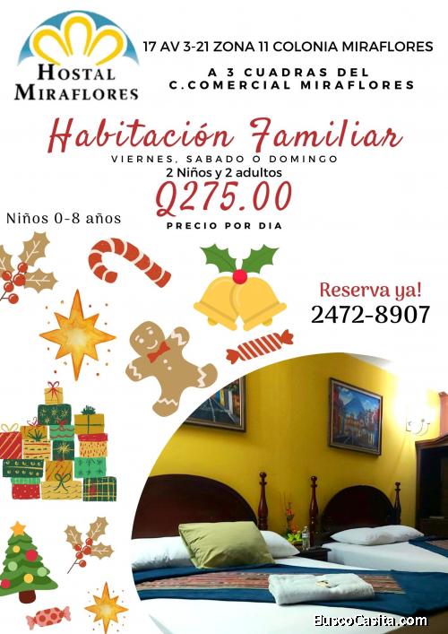 Hostal Familiar en Zona 11, Guatemala 