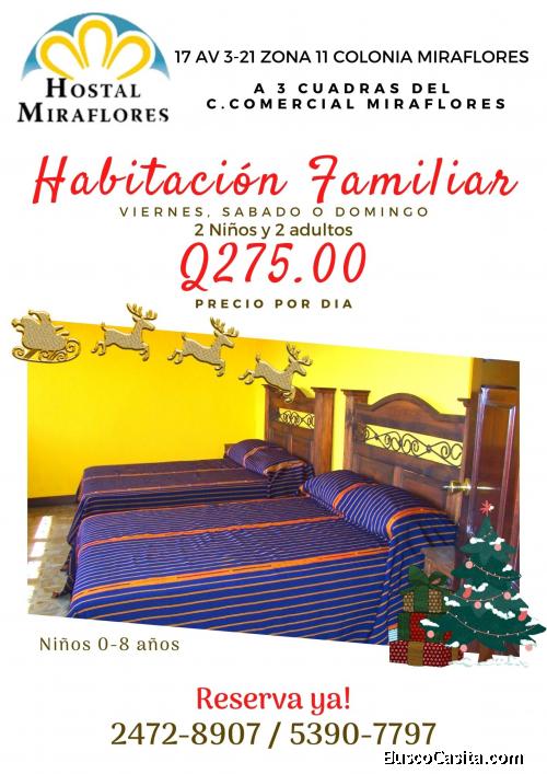 Hostal Miraflores, hospedaje para este fin de semana 