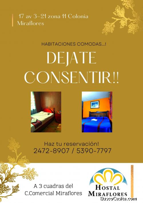 Hostal Miraflores, hospédate y déjanos consentirte 