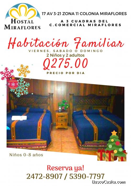 Hostal Miraflores, tu mejor opción en hospedaje familiar